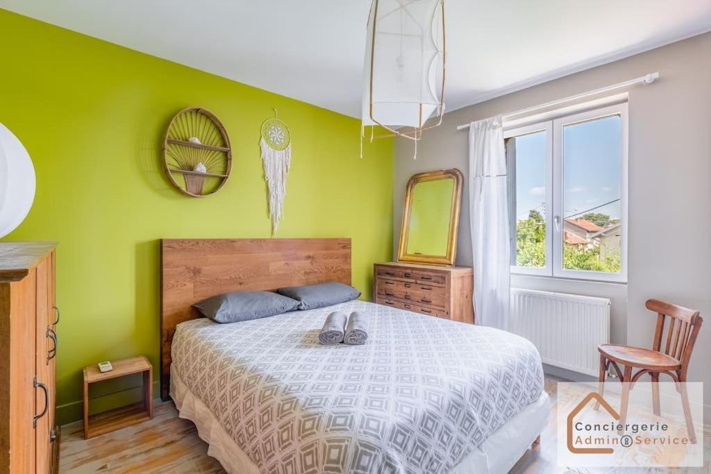 Maison A Lyon Parilly Avec Piscine, Jardin, Parking Prive & Proche Eurexpo Venissieux Luaran gambar